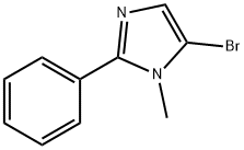 5-溴-1-甲基-2-苯基-1H-咪唑 结构式