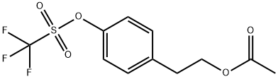 4-(2-Acetoxyethyl)phenol TrifluoroMethanesulfonate,712223-57-9,结构式