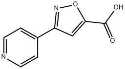 3-Pyridin-4-yl-isoxazole-5-carboxylic acid,716362-05-9,结构式