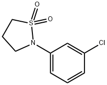 N-(3-氯苯基)-1,3-丙磺胺,71703-12-3,结构式