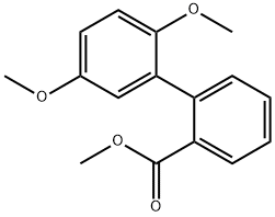 Methyl 2-(2,5-diMethoxyphenyl)benzoate Structure