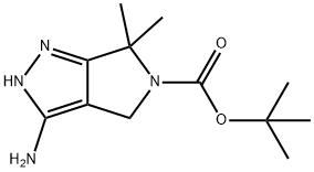 tert-butyl 3-aMino-6,6-diMethylpyrrolo[3,4-c]pyrazole-5(1H,4H,6H)-carboxylate|3-氨基-6,6-二甲基-4,6-二氢吡咯并[3,4-C]吡唑-5(2H) - 羧酸叔丁酯