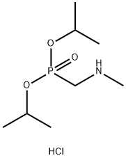 [(MethylaMino)Methyl]phosphonic Acid Bis(1-Methylethyl) Ester Hydrochloride, 72039-85-1, 结构式