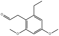 2-(2-乙基-4,6-二甲氧苯基)乙醛 结构式