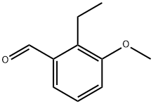 2-乙基-3-甲氧基苯甲醛 结构式