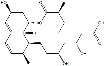 (S)-3''-Hydroxy Pravastatin SodiuM Salt 化学構造式