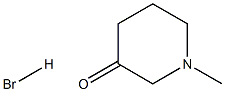 1-Methylpiperidin-3-one hydrobroMide Struktur