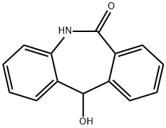 11-Hydroxy-5H-dibenzo[b,e]azepin-6(11H)-one 化学構造式