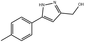 5-羟甲基-3-对甲基苯基-1H-吡唑,724743-26-4,结构式
