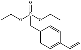 (P-ビニルベンジル)ホスフィン酸ジエチル 化学構造式