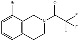 1-(8-BroMo-3,4-dihydroisoquinolin-2(1H)-yl)-2,2,2-trifluoroethanone Struktur