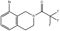 1-(8-BroMo-3,4-dihydroisoquinolin-2(1H)-yl)-2,2,2-trifluoroethanone Structure