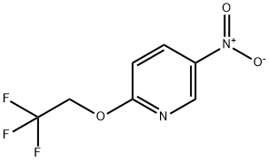 5-NITRO-2-(2,2,2-TRIFLUOROETHOXY)PYRIDINE 化学構造式