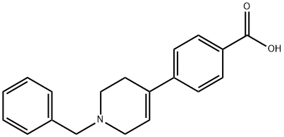 4-[1-(phenylMethyl)-1,2,3,6-tetrahydro-4-pyridinyl]-benzoic acid Structure