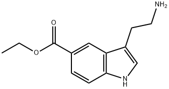 3-(2-AMino-ethyl)-1H-indole-5-carboxylic acid ethyl ester Structure