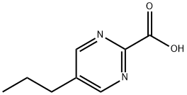 2-Pyrimidinecarboxylicacid,5-propyl-(9CI) 化学構造式