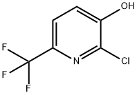 2-氯-3-羟基-6-三氟甲基吡啶 结构式
