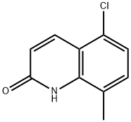 5-氯-8-甲基喹啉-2(1H)-酮, 73108-77-7, 结构式