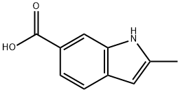 2-Methyl-1H-indole-6-carboxylic acid Struktur