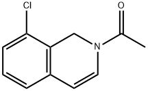 1-(8-Chloroisoquinolin-2(1H)-yl)ethan-1-one Struktur