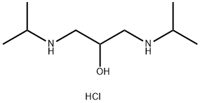 1,3-二[异丙基氨基]-2-丙醇二盐酸盐 结构式