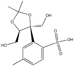 ((4R,5R)-5-(hydroxyMethyl)-2,2-diMethyl-1,3-dioxolan-4-yl)Methyl 4-Methylbenzenesulfonate Structure