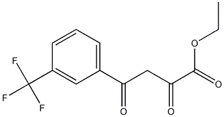 Ethyl a,g-dioxo-3-trifluoroMethylbenzenebutanoate 化学構造式