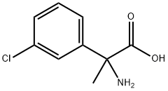 2-amino-2-(3-chlorophenyl)propanoic acid Structure