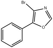 4-ブロモ-5-フェニルオキサゾール 化学構造式
