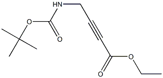 Ethyl 4-((tert-butoxycarbonyl)aMino)but-2-ynoate Struktur