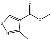 3-メチルイソチアゾール-4-カルボン酸メチル 化学構造式