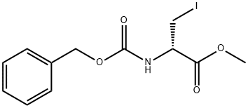 甲基(S)-2-((苄基氧基)羰基)氨基)-3-碘丙酸盐,74683-70-8,结构式