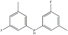 Bis(3-fluoro-5-Methylphenyl)phosphine 结构式