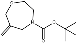 tert-butyl 6-Methylene-1,4-oxazepane-4-carboxylate Structure