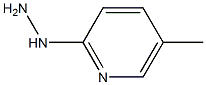 1-(5-methylpyridin-2-yl)hydrazine 化学構造式