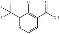 3-Chloro-2-(trifluoroMethyl)isonicotinic acid Struktur