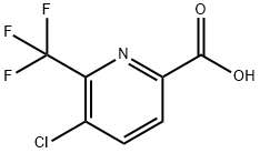 5-Chloro-6-trifluoroMethyl-pyridine-2-carboxylic acid Struktur