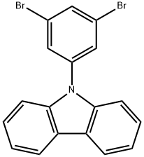 9-(3,5-Dibromophenyl)-9H-carbazole Structure