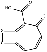3-氧代-8,9-二硫杂双环[5.2.0]壬-1,4,6-三烯-2-羧酸, 750590-18-2, 结构式