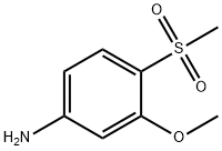 4-Methanesulfonyl-3-Methoxyaniline Struktur
