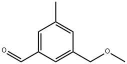 3 - (甲氧基甲基)-5 - 甲基苯甲醛, 754149-11-6, 结构式