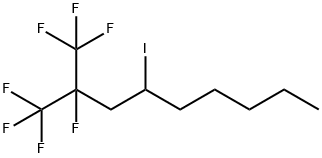 1,1,1,2-Tetrafluoro-4-iodo-2-(trifluoromethyl)nonane Structure