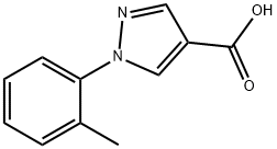 1-(o-Tolyl)-1H-pyrazole-4-carboxylic acid Structure