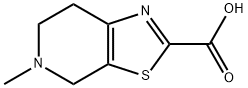 4,5,6,7-tetrahydro-5-Methyl-[5,4-c]pyridine-2-carboxylic Acid98% Struktur