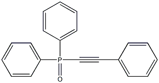 ジフェニルホスフィニルエチニルベンゼン 化学構造式