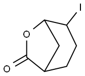 4-iodo-6-oxabicyclo[3.2.1]octan-7-one Struktur