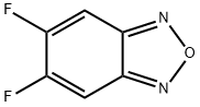 5,6-ジフルオロ-2,1,3-ベンゾオキサジアゾール 化学構造式