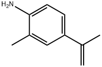 2-甲基-4-(丙-1-烯-2-基)苯胺, 76210-45-2, 结构式