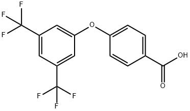 4-(3,5-双(三氟甲基)苯氧基)苯甲酸,762286-35-1,结构式