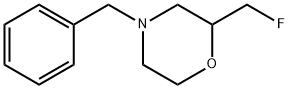 Morpholine, 2-(fluoroMethyl)-4-(phenylMethyl)- Structure